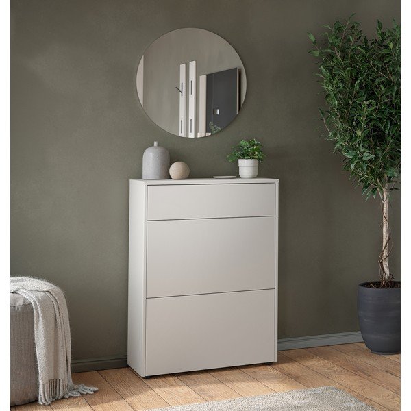 Dulap crem cu aspect mat 70x99x34 cm Binetto – Germania-image-1