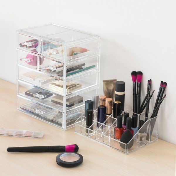 Organizator transparent pentru cosmetice InnovaGoods-image-1