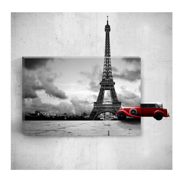 Tablou de perete 3D Mosticx Eiffel Tower, 40 x 60 cm