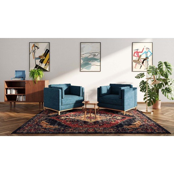 Fotoliu albastru închis de relaxare Celerio – Ame Yens-image-4