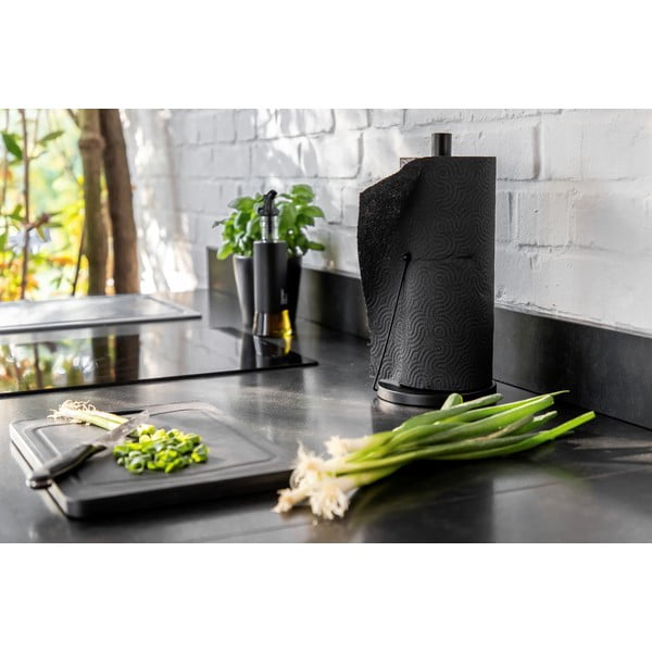 Suport magnetic pentru role de bucătărie Wenko Black Outdoor Kitchen Clayton, negru-image-4