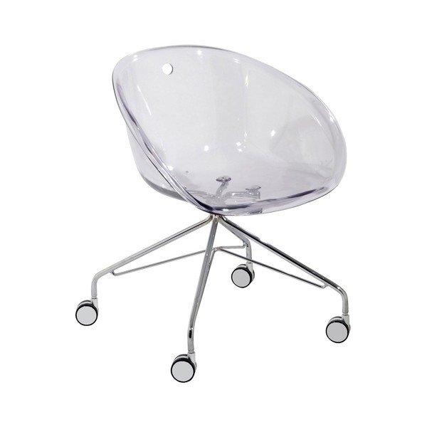 Scaun pe roți Pedrali Gliss 968, transparent-image-1