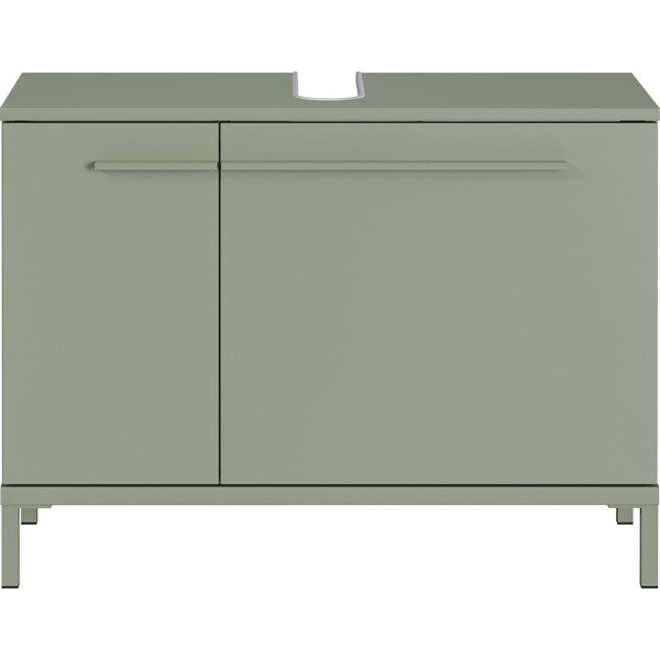 Dulap sub chiuvetă verde cu aspect mat 80x59 cm Laurino – Germania-image-2