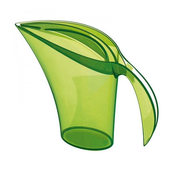 Carfă din plastic pentru apă Koziol, 1,5 L, verde