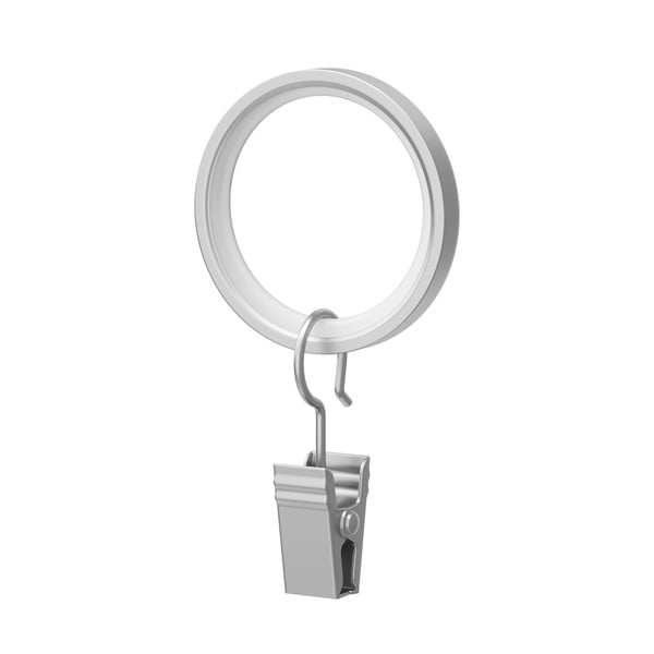 Inele de perdele cu clemă în set de 7 Cappa - Umbra-image-3