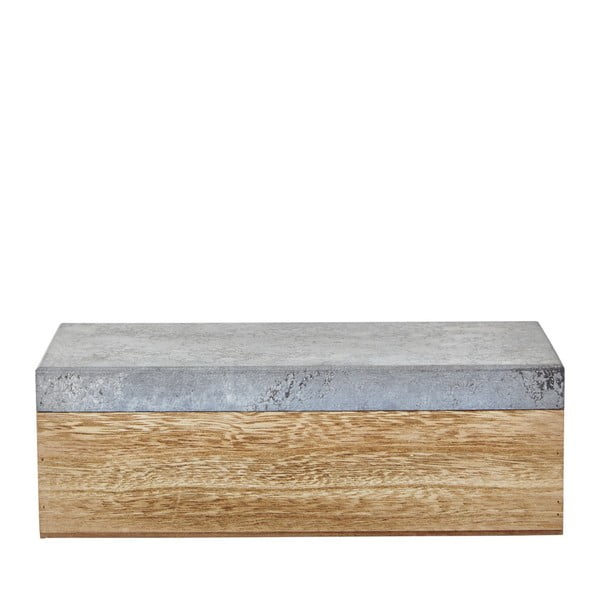Cutie de depozitare, din lemn, KJ Collection Vincenc, 28 cm