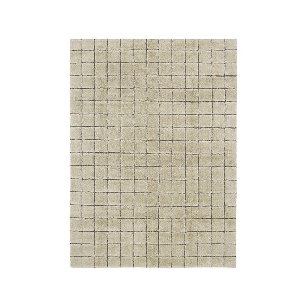 Covor bej țesut manual din lână 170x240 cm Mosaic Sandstone – Lorena Canals-image-4