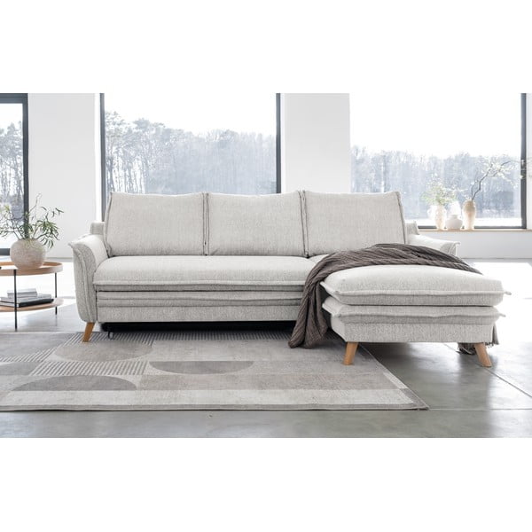 Colțar bej extensibil (cu colț pe partea dreaptă) Charming Charlie – Miuform-image-1