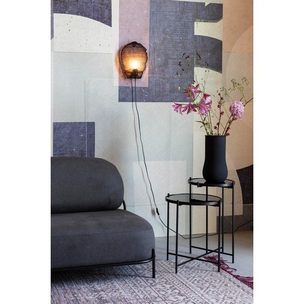 Aplică de perete White Label Lena, negru-image-2