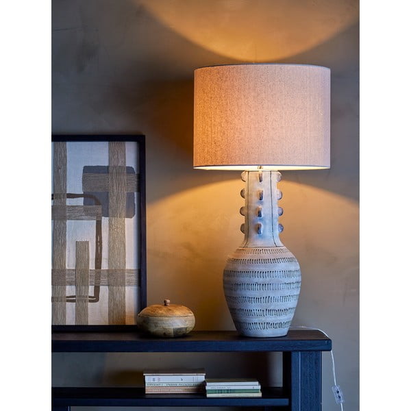 Veioză albastru-deschis cu abajur textil (înălțime 90 cm) Gadiela – Bloomingville-image-2