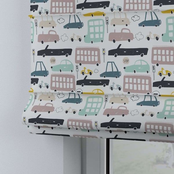 Jaluzea pentru copii 170x100 cm Magic - Yellow Tipi-image-4