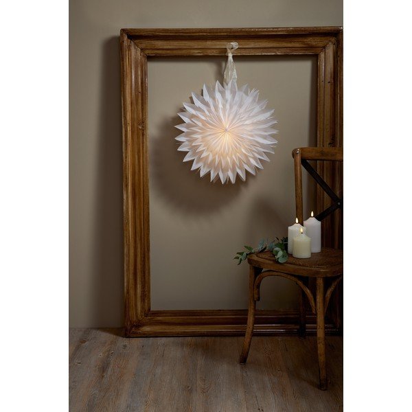 Decorațiune luminoasă albă de Crăciun ø 50 cm Dis - Star Trading-image-1