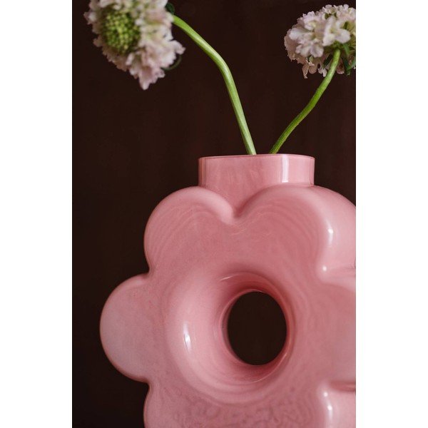 Vază roz (înălțime 22 cm) Blomstra – Jotex-image-1