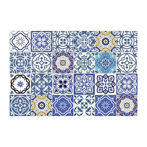 Set 24 autocolante de perete Ambiance Tiles Flamenco, 10 x 10 cm-image-2