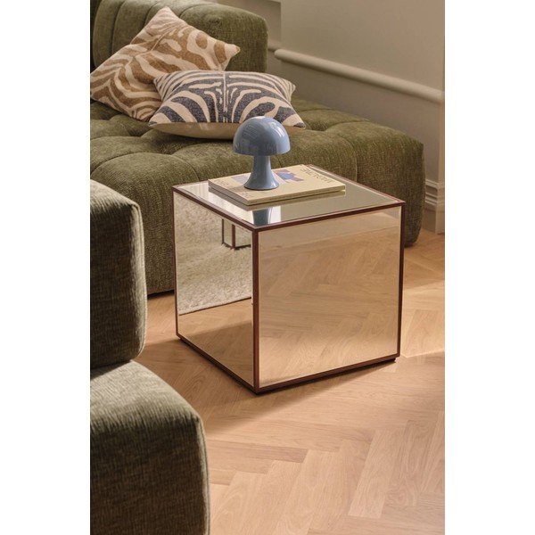 Măsuță auxiliară cu blat din sticlă 45x45 cm Everyday – Ellos Home-image-1