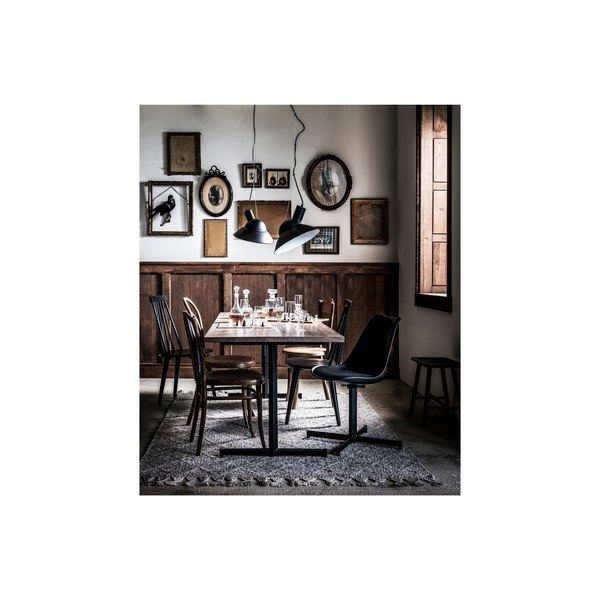 Blat pentru dining din lemn de nuc vtwonen Panel, 220 x 80 cm-image-3