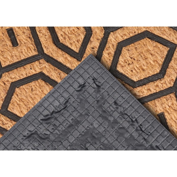Covoraș de intrare din fibre de nucă de cocos 45x75 cm Diamonds – Hanse Home-image-4