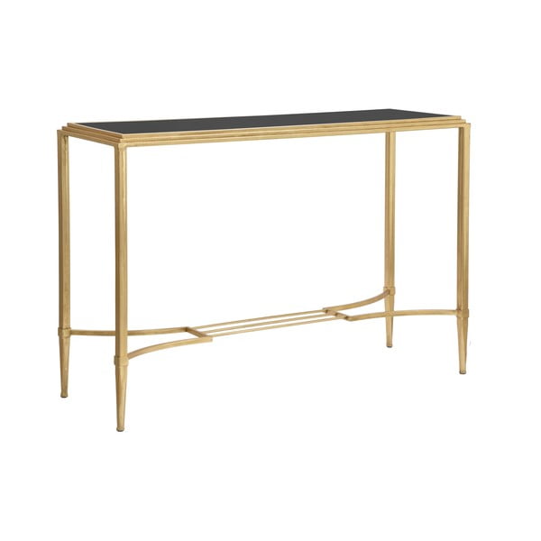 Masă tip consolă Mauro Ferretti Roman, 120 x 80 cm, auriu-image-4