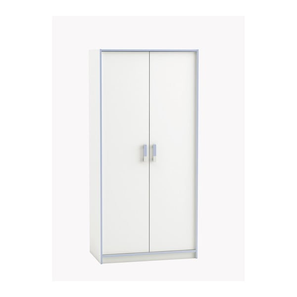 Șifonier cu 2 uși și cu plăci colorate înlocuibile Demeyere Switch, alb