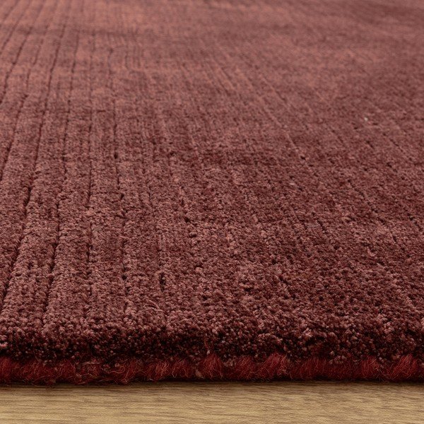 Covor burgundy țesut manual 160x230 cm – Asiatic Carpets-image-2
