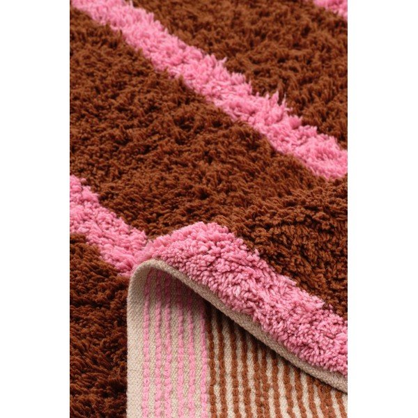 Covor roz/maro din bumbac 170x240 cm Mika – Jotex-image-3