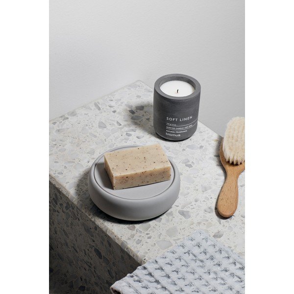 Organizator de baie din ceramică gri deschis - Blomus-image-1