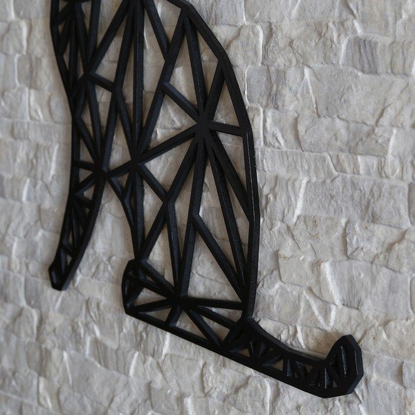 Decorațiune de perete Black Cat, 39 x 65 cm, negru-image-2
