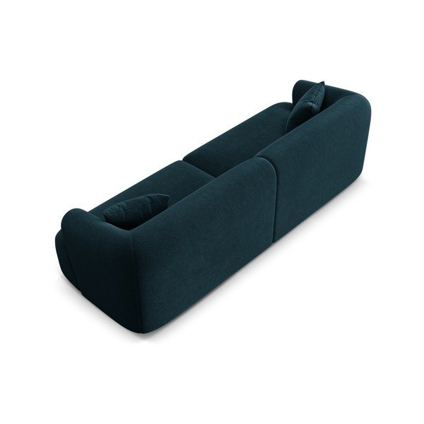Canapea petrol cu tapițerie din catifea 255 cm Campi – Cosmopolitan Design-image-4