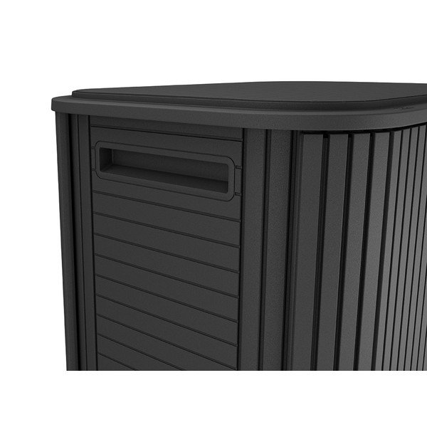 Cutie de depozitare pentru grădină gri din plastic Velo – Keter-image-4