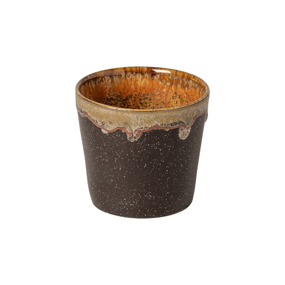 Ceașcă maro închis din gresie ceramică 190 ml Poterie – Casafina