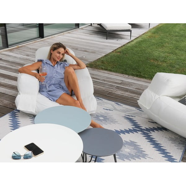 Covor adecvat pentru exterior NORTHRUGS Twin, 170 x 120 cm, albastru-crem-image-2