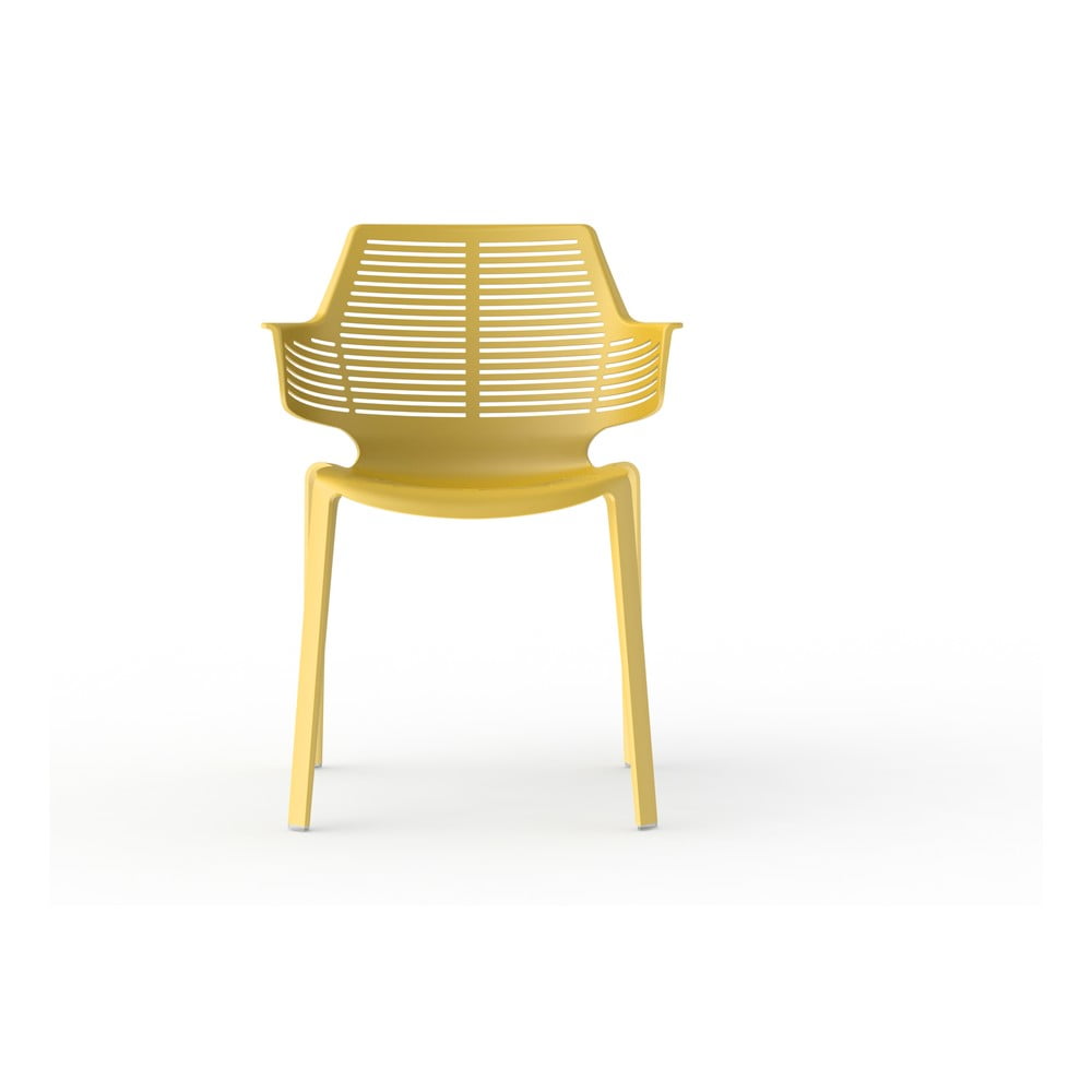 Set 2 scaune de grădină Resol Ikona, galben