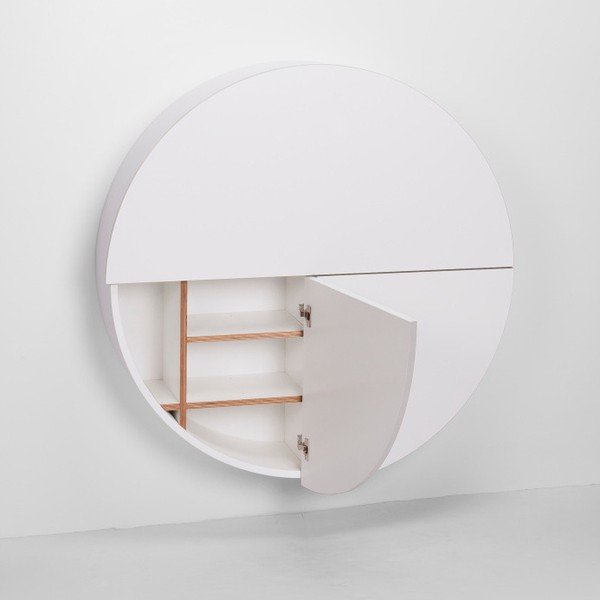 Masă multifuncțională de perete EMKO Pill, alb-image-3