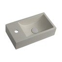 Chiuvetă mică pentru WC gri deschis din beton 40x22 cm Crest – Sapho