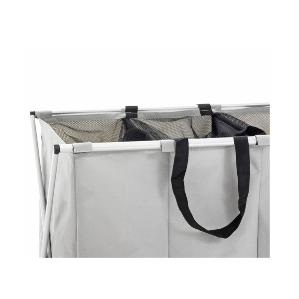 Coș pentru rufe cu 3 compartimente Tomasucci Laundry, gri-image-2