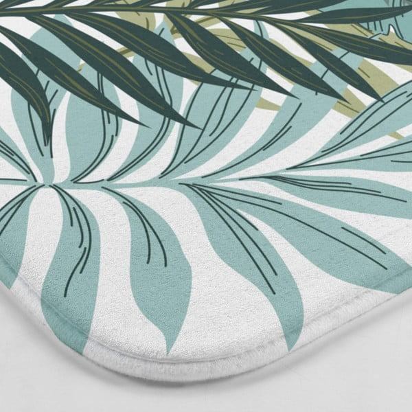 Covoraș de baie alb-verde pentru WC 45x45 cm Panazio – douceur d'intérieur-image-3