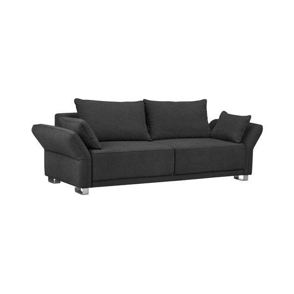Canapea extensibilă cu spațiu de depozitare Windsor & Co Sofas Casiopeia, gri închis, 245 cm-image-2