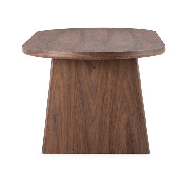 Masă de dining cu aspect de lemn de nuc 100x200 cm Blair – MOME-image-2