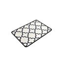 Covoraș de baie negru/bej 40x60 cm Kupa – Foutastic