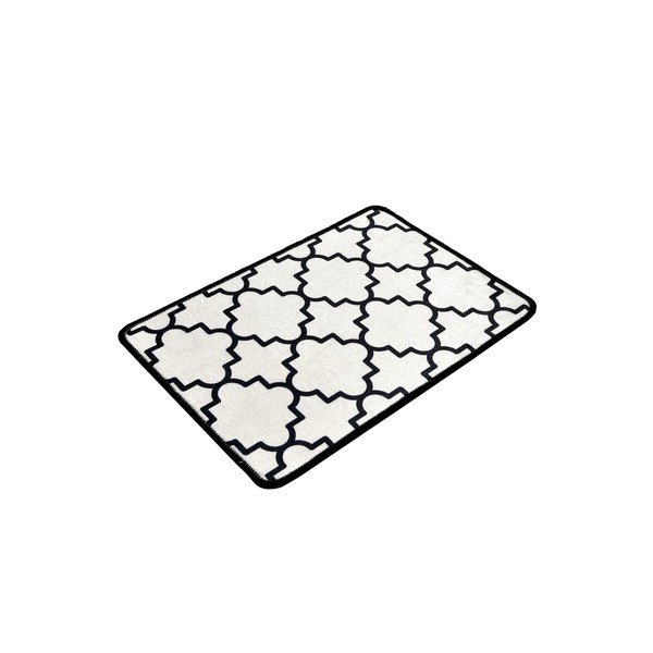 Covoraș de baie negru/bej 40x60 cm Kupa – Foutastic