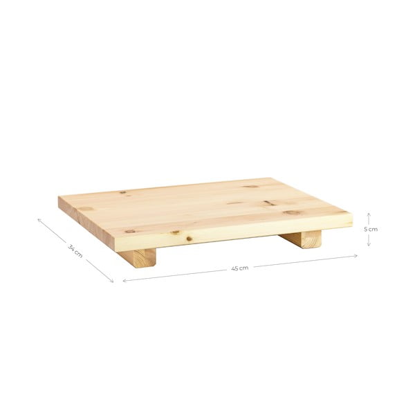 Set 2 noptiere din lemn de pin Karup Design Dock Black, negru-image-3