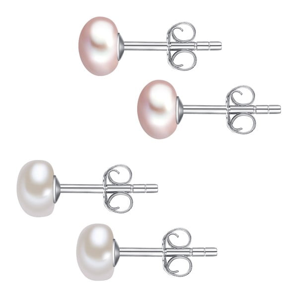 Cercei cu perlă Chakra Pearls Classico Light