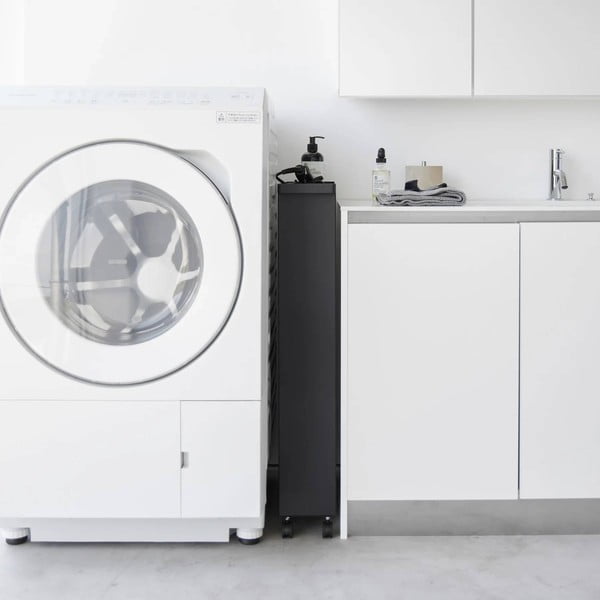 Etajeră de baie negru-mat din oțel 48x80,5 cm Tower – YAMAZAKI-image-3