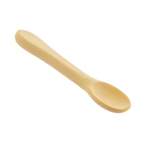 Lingură pentru copii galbenă din silicon – Orion-image-2