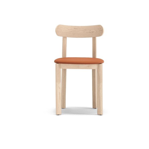 Scaun de dining în culoare naturală cu aspect de lemn de frasin Nara – Teulat-image-3