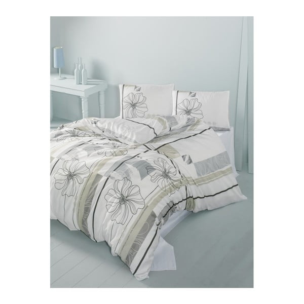 Lenjerie de pat cu cearșaf Elif, 200 x 220 cm