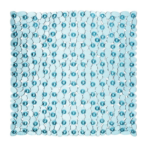 Covoraș pentru baie Premier Housewares Pebble, 54 x 54 cm, albastru