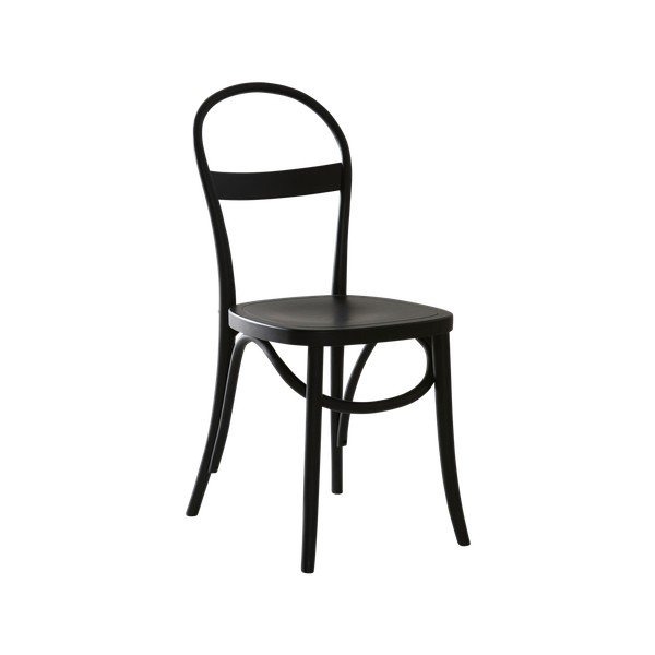 Scaune de dining negre 2 buc. din lemn de mesteacăn Rippats – Jotex-image-2