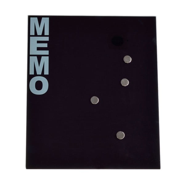 Panou magnetic de sticlă Ewax Black Board, 35 x 42 cm