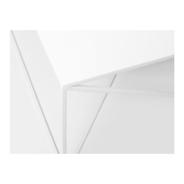 Masă de cafea CustomForm Memo, 100 x 100 cm, alb-image-2